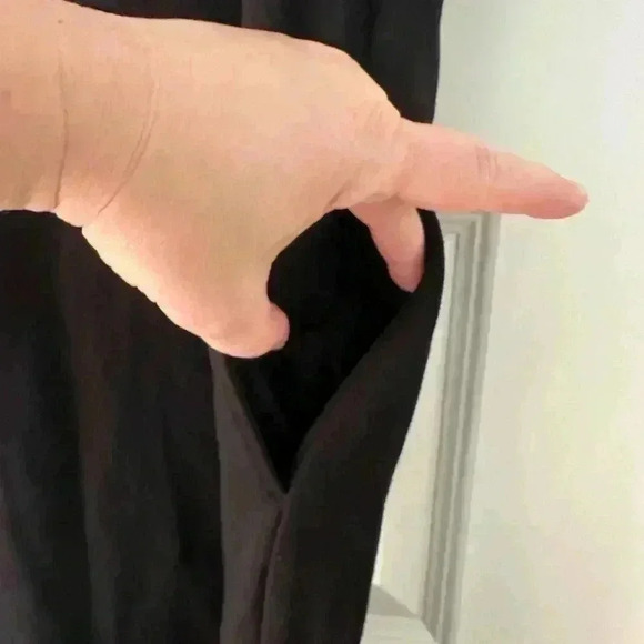 J. Jill Women’s Ponte Black Sleeveless Dress with Pockets Size Petite Small EUC - Picture 3 of 4